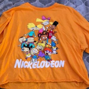 Yellow nickelodeon shirt